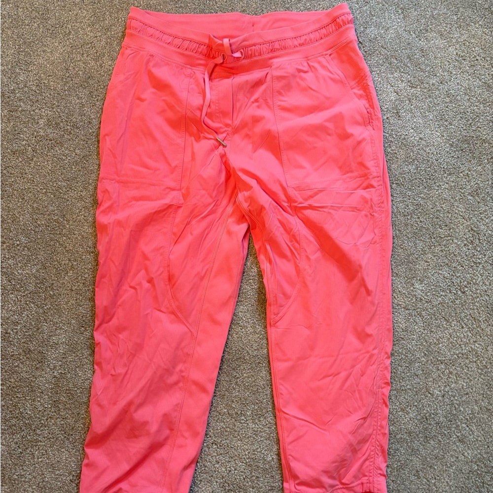 lululemon athletica Coral Pink Active Jogger Pants